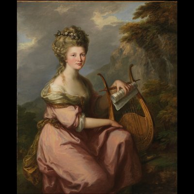 Portrait of Sarah Harrop (Mrs. Bates) as a Muse by Angelica Kauffmann